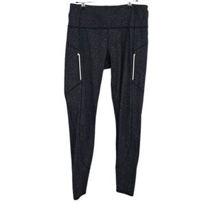 Athleta Rainier Reflective Tight, Size L Tall, Leggings, Athletic, Running